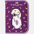 ESTOJO FABER 1 ZIPER COMPLETO PETS CACHORRO ROXO UNISEX - Imagem 2