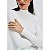 BLUSA HERING MANGA LONGA GOLA ALTA MALHA CANELADA BRANCA FEMININA ADULTO - Imagem 2