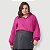 BLUSA LISAMOUR MANGA LONGA VISCOSE ROSA ORQUIDEA FEMININA ADULTO - Imagem 1