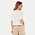 BLUSA LUNENDER MANGA CURTA MISTA ESTAMPADA OFFWHITE FEMININA ADULTO - Imagem 2