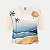 BLUSA LUNENDER MANGA CURTA MISTA ESTAMPADA OFFWHITE FEMININA ADULTO - Imagem 3
