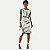 VESTIDO LUNENDER MANGA CURTA MISTO ESTAMPADO VERDE FEMININO ADULTO - Imagem 1