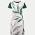 VESTIDO LUNENDER MANGA CURTA MISTO ESTAMPADO VERDE FEMININO ADULTO - Imagem 3