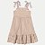 VESTIDO ANGERO REGATA TECIDO PLANO BEGE FEMININO INFANTIL - Imagem 1