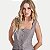 BLUSA DOCE TRAMA REGATA POLIESTER CINZA FEMININA ADULTO - Imagem 1