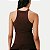 BLUSA HERING REGATA MARROM MALHA CANELADA FEMININA ADULTO - Imagem 2