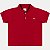 POLO ANGERO MANGA CURTA COMFORT MALHA VERMELHO MASCULINO INFANTIL - Imagem 1