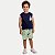CONJUNTO VERÃO BY GUS BERMUDA E CAMISETA REGATA AZUL MARINHO MASCULINO INFANTIL - Imagem 1