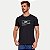 CAMISETA PACO MANGA CURTA SLIM ALGODÃO SILKADA PRETA MASCULINA ADULTO - Imagem 1