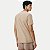 CAMISETA HERING MANGA CURTA COMFORT WORD LISA BEGE MASCULINA ADULTO - Imagem 2