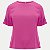 BLUSA LUNENDER MANGA CURTA MAIS MULHER VISCOSE ROSA FEMININA ADULTO - Imagem 1