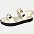 SANDALIA VIA SCARPA ANABELA MEDIA OFFWHITE FEMININA ADULTO - Imagem 1