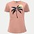 BLUSA LUNENDER MANAG CURTA TSHIRT  ALGODÃO SILKADA BEGE FEMININA ADULTO - Imagem 3