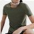 BLUSA HERING MANGA CURTA TSHIRT VERDE ALGODÃO LISA FEMININA ADULTO - Imagem 1