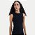 BLUSA HERING REGATA MALHA CANELADA PRETA FEMININA ADULTO - Imagem 1