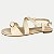SANDALIA DAKOTA RASTEIRA OFFWHITE FEMININA ADULTO - Imagem 1