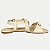 SANDALIA DAKOTA RASTEIRA OFFWHITE FEMININA ADULTO - Imagem 2