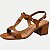 SANDALIA DAKOTA SALTO MEDIO ACTIVE CARAMELO FEMININA ADULTO - Imagem 1