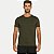 CAMISETA PITT MANGA CURTA  FITNESS POLIAMIDA VERDE MUSGO MASCULINA ADULTO - Imagem 1