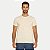 CAMISETA PITT MANGA CURTA COMFORT BEGE ALGODÃO MASCULINA ADULTO - Imagem 1