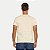 CAMISETA PITT MANGA CURTA COMFORT BEGE ALGODÃO MASCULINA ADULTO - Imagem 2