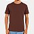 CAMISETA BURG BIG MANGA CURTA MARROM COMFORT LISA GOLA REDONDA MASCULINA ADULTO - Imagem 1