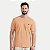 CAMISETA FICO MANGA CURTA COMFORT LISA BORDADO GOLA REDONDA LARANJA MASCULINA ADULTO - Imagem 1
