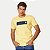 CAMISETA PACO MANGA CURTA AMARELO SLIM SILKADA MASCULINA ADULTO - Imagem 1