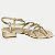 SANDALIA RAMARIM SALTO BAIXO ACTIVE DOURADO FEMININA ADULTO - Imagem 2