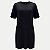 VESTIDO LUNENDER MANGA CURTA DE MALHA PRETO FEMININO ADULTO - Imagem 1