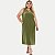 VESTIDO LISAMOUR REGATA VISCOSE VERDE FEMININO ADULTO - Imagem 1