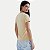 BLUSA HERING MANGA CURTA TSHIRT AMARELA ALGODÃO LISA FEMININA ADULTO - Imagem 2