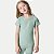 BLUSA HERINGKIDS MANGA CURTA TSHIRT VERDE ALGODÃO LISA FEMININA INFANTIL - Imagem 1