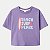 BLUSA HERINGKIDS MANGA CURTA TSHIRT LILAS ALGODÃO SILKADA FEMININA INFANTIL - Imagem 1
