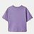 BLUSA HERINGKIDS MANGA CURTA TSHIRT LILAS ALGODÃO SILKADA FEMININA INFANTIL - Imagem 2