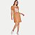 VESTIDO MIRA VEST MANGA CURTA MOLETINHO CARAMELO FEMININO ADULTO - Imagem 1