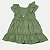 VESTIDO VIGAT MANGA CURTA ALGODÃO VERDE FEMININO INFANTIL - Imagem 1