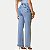 CALÇA OGNUS JEANS CLARO COM ELASTANO WIDE LEG FEMININA ADULTO - Imagem 2