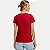 BLUSA HERING MANGA CURTA TSHIRT ALGODÃO LISA VERMELHO FEMININO ADULTO - Imagem 2