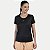 BLUSA MIZUNO MANGA CURTA FITNESS POLIESTER PRETO FEMININA ADULTO - Imagem 1