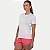 BLUSA MIZUNO MANGA CURTA FITNESS POLIESTER BRANCO FEMININA ADULTO - Imagem 1