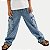 CALÇA HERINGKIDS JEANS CLARO BRUTO CARGO MASCULINO INFANTIL - Imagem 1