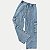 CALÇA HERINGKIDS JEANS CLARO BRUTO CARGO MASCULINO INFANTIL - Imagem 3
