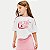 BLUSA HERINGKIDS MANGA CURTA T-SHIRT ALGODÃO SILKADA OFFWHITE FEMININA INFANTIL - Imagem 1