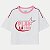 BLUSA HERINGKIDS MANGA CURTA T-SHIRT ALGODÃO SILKADA OFFWHITE FEMININA INFANTIL - Imagem 2