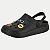 SANDALIA MOLECA CLOG COM APLIQUES PRETO FEMININA ADULTO - Imagem 1