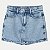 SHORT SAIA HERINGKIDS JEANS CLARO BRUTO BÁSIC FEMININA INFANTIL - Imagem 2