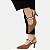 SAPATO PICCADILLY SALTO ALTO CHANEL BEGE FEMININA ADULTO - Imagem 3