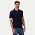 POLO SALLO MANGA CURTA SLIM MISTA AZUL MARINHO MASCULINO ADULTO - Imagem 1