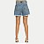 SHORT PITT JEANS CLARO BRUTO BÁSIC FEMININA ADULTO - Imagem 2